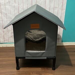 Timsunber NIOB Indoor/Outdoor Insulated Cat House(Green)